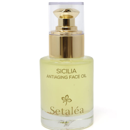 Setalea Sicilia Anti-Aging Face Oil Organic Lemon Saffron Olive Myrtle
