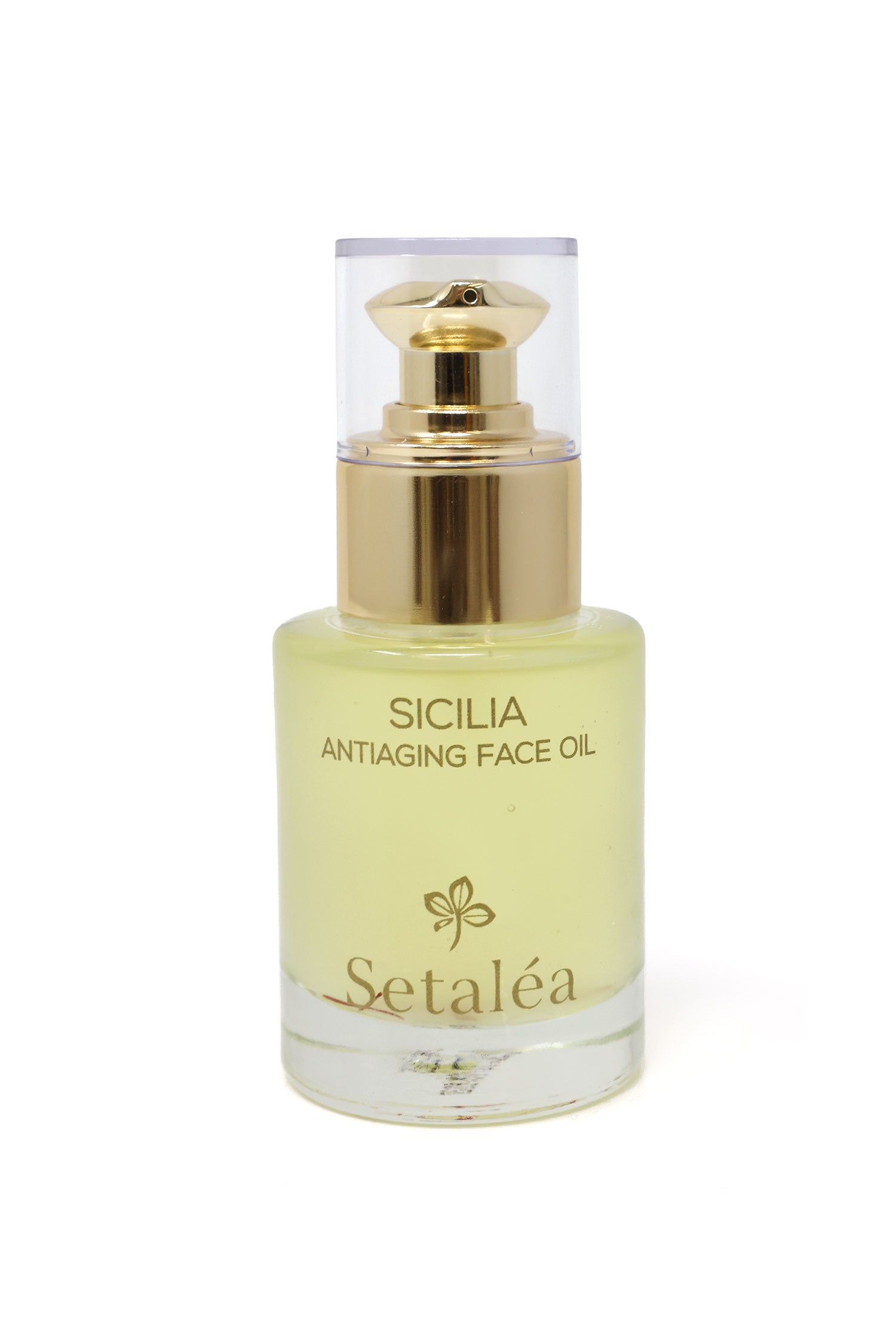 Setalea Sicilia Anti-Aging Face Oil Organic Lemon Saffron Olive Myrtle