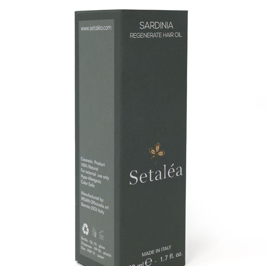 Setalea Sardinia Regenerate Hair Oil Organic Olive Myrtle Rosemary