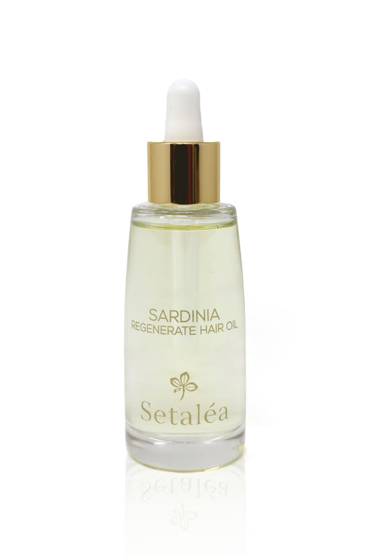 Setalea Sardinia Regenerate Hair Oil Organic Olive Myrtle Rosemary
